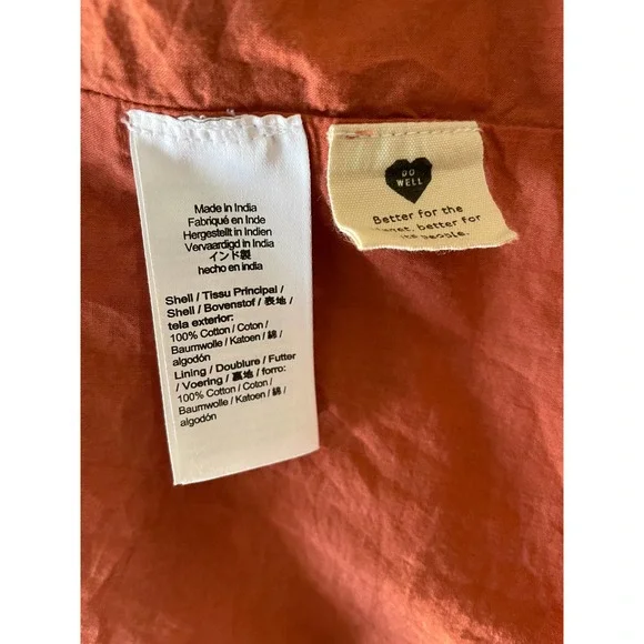 Madewell Rust Floral Midi Dress - Picture 11 of 12